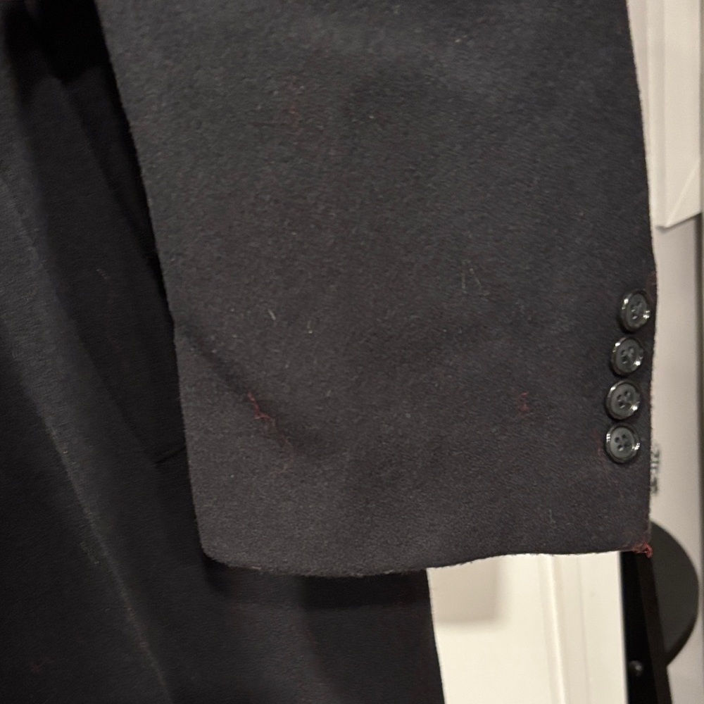 Men's Black Overcoat JoS.A.Bank - Picture 5 of 6